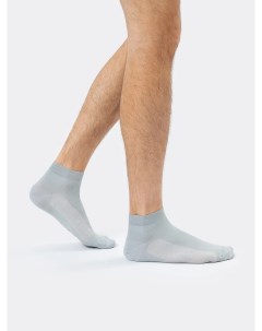 Укороченные мужские носки серые с легким охлаждающим эффектом Mark formelle