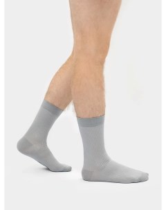 Носки мужские высокие классические в сером цвете Mark formelle