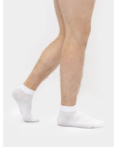 Носки мужские короткие в белом оттенке Mark formelle