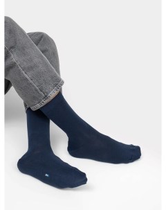 Высокие мужские носки темно синего цвета Mark formelle
