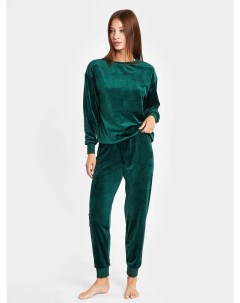 Комплект женский джемпер брюки в зеленом оттенке Mark formelle