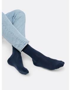 Высокие мужские носки темно синего цвета с антибактериальной обработкой Mark formelle