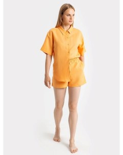 Комплект женский жакет шорты в оранжевом оттенке Mark formelle