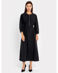 Платье женское из вискозы в черном оттенке Mark formelle