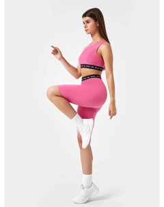 Комплект женский спортивный топ велосипедки в розовом оттенке Mark formelle