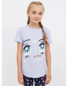 Хлопковая футболка для девочек Mark formelle