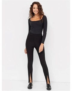 Облегающие женские брюки с разрезами Mark formelle