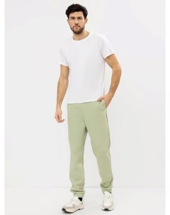 Теплые брюки джоггеры мужские в зеленом оттенке Mark formelle