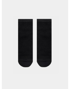 Укороченные носки женские с плюшевым следом черные Mark formelle