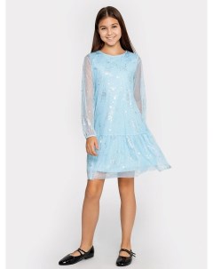 Платье для девочек голубое с принтом пегасы Mark formelle