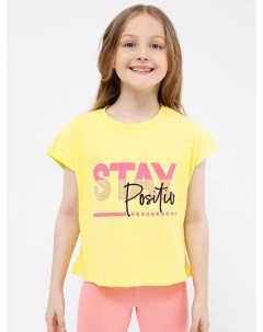 Укороченная футболка из хлопка для девочек Mark formelle
