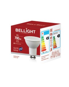 Лампа светодиодная GU10 8Вт 4000К LED Bellight