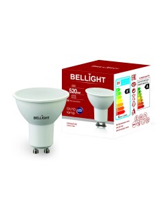 Лампа светодиодная GU10 6Вт 4000К LED Bellight