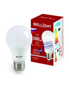 Лампа светодиодная А60 15Вт Е27 4000К LED Bellight