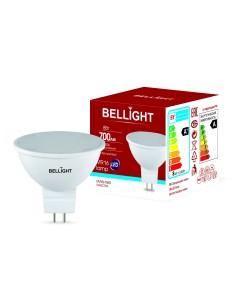 Лампа светодиодная MR16 8Вт 6500К LED Bellight