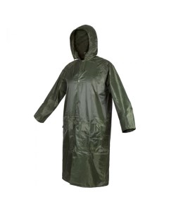 Плащ влагозащитный нейлон с ПВХ покрытием,модель PPN зеленый, p-р L(48-50) Спецтехформа