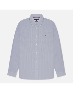 Мужская рубашка Core 1985 Flex Oxford Stripe Regular Fit цвет синий размер XL Tommy hilfiger