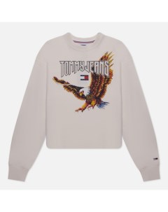 Женская толстовка Relaxed Cropped Vintage Eagle Crew Neck Tommy jeans