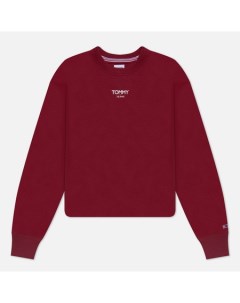 Женская толстовка Relaxed Cropped Essential Logo Crew Neck Tommy jeans