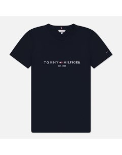 Женская футболка Heritage Hilfiger Crew Neck Regular цвет синий размер L Tommy hilfiger