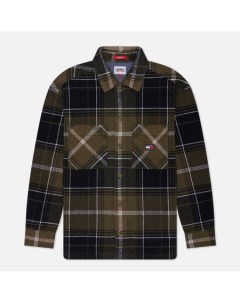 Мужская рубашка Brushed Check Overshirt Tommy jeans