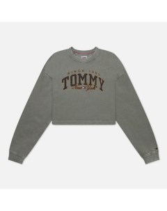 Женская толстовка Cropped Luxe Varsity Crew Neck Tommy jeans