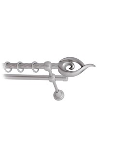 Карниз для штор LmDecor 16мм 2р витой 2,4м САТИН /Наутилус 012 Lm decor