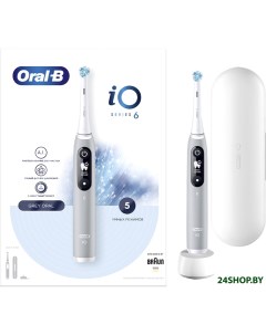 Электрическая зубная щетка iO 6 серый опал Oral-b