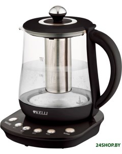 Электрический чайник KL 1377 черный Kelli