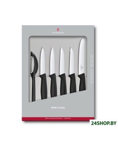 Набор ножей Swiss Classic Kitchen 6 7113 6G черный Victorinox