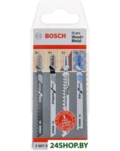 Набор пильных полотен 2607011437 15 предметов Bosch