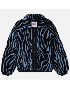 Женская флисовая куртка Zebra Print Padded Sherpa Tommy jeans