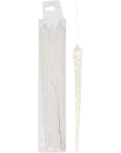 Набор украшений White icicle 23см 3шт полипропилен арт CAA734130 Home & styling