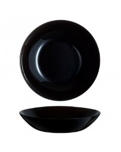 Тарелка 20 глубокая LILLIE черная арт 10V0462 Luminarc