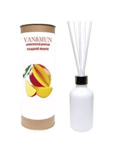 Ароматический диффузор Сладкий манго с палочками 60 0 Van&mun