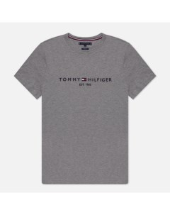 Мужская футболка Core Tommy Logo цвет серый размер M Tommy hilfiger