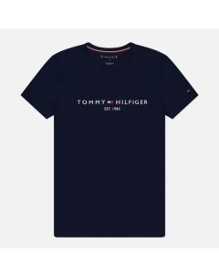 Мужская футболка Core Tommy Logo цвет синий размер S Tommy hilfiger