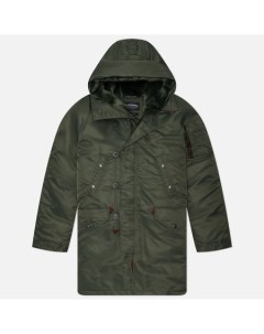 Мужская куртка парка Heavy Nylon N3B цвет зелёный размер XL Frizmworks