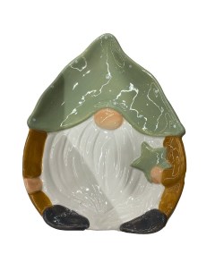 Блюдо Green Gnome 18х22 2 см керамика Калядны час