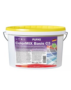Краска базовая СolorMix Basis C3 бесцветная 9 4л Pufas
