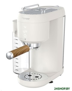 Кофемашина рожковая Pioneer CMA019 белый Pioneer (бытовая и строительная техника)