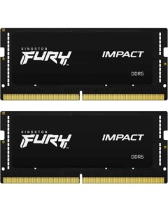 Оперативная память FURY Impact 2x16 ГБ DDR5 4800 МГц KF548S38IBK2 32 Kingston