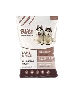 Сухой корм для собак Blitz pets