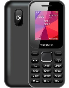 Мобильный телефон TM 122 черный Texet