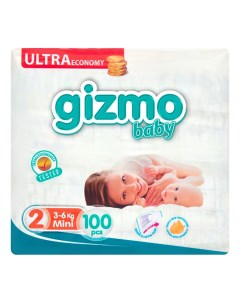 Подгузники детские одноразовые 2 MINI 3 6 kg Gizmo