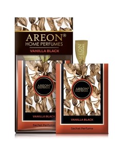 Освежитель воздуха Home perfumes Premium Vanilla Black саше Areon