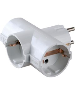 Сетевой разветвитель GTS-T-3-16-G, 16А, 3 места, Т-образный, с/з, 1/100 General