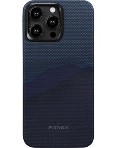 Чехол для телефона MagEZ Case 4 для iPhone 15 Pro Max over the horizon синий Pitaka