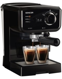 Рожковая помповая кофеварка SES 1710BK Sencor