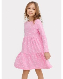 Платье для девочек розовое с сердечками Mark formelle